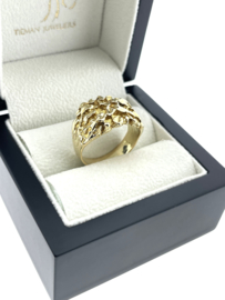 18 Karaat Massief Gouden Piet Piet Ring - 10.4 Gram