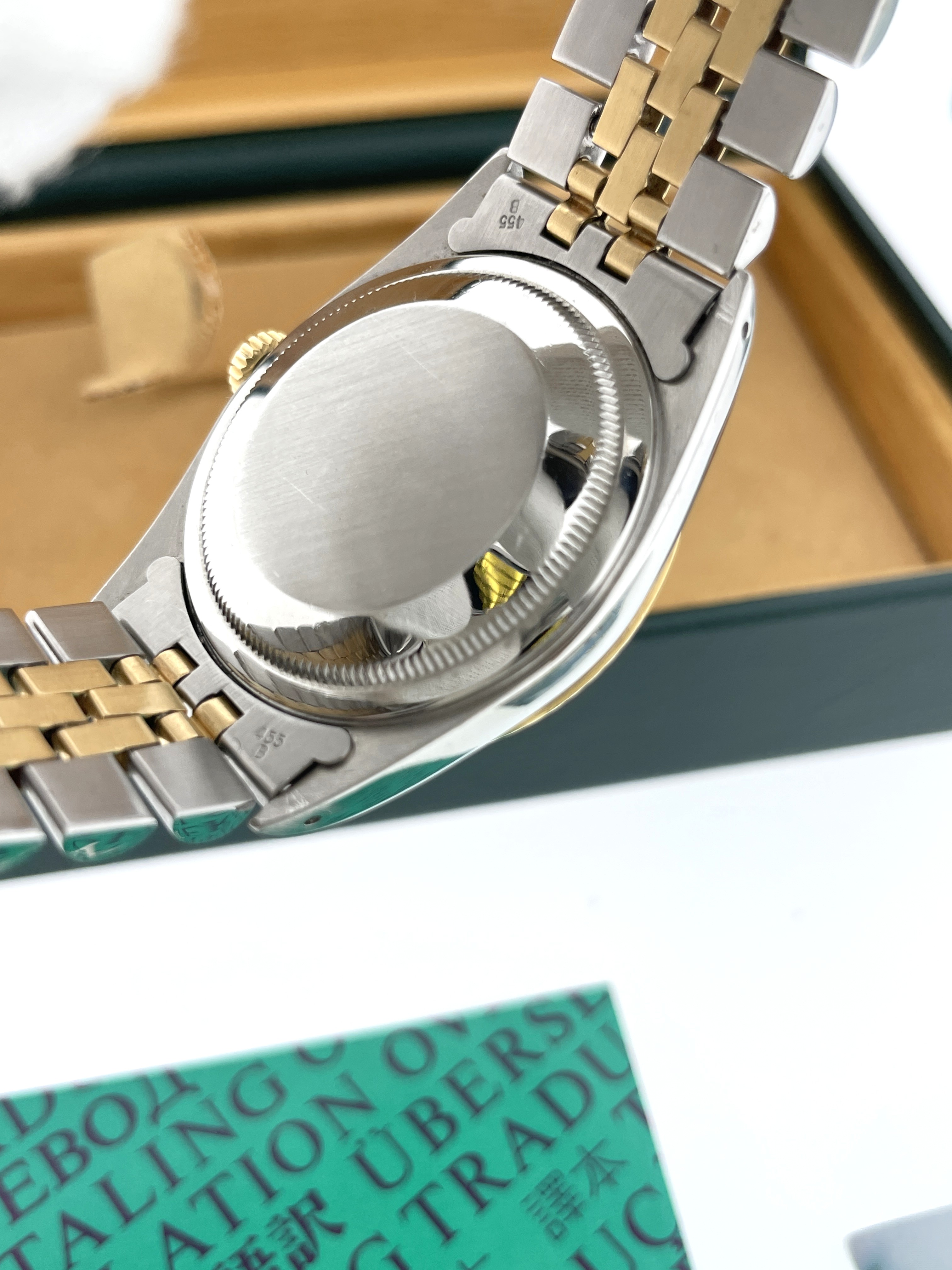 Rolex Datejust 16233 Goud/Staal 36 mm Heren Polshorloge - 1991 / Set