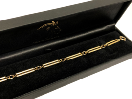 Vintage 18 Karaat Gouden Schakel Armband - 21 cm / 18,38 g