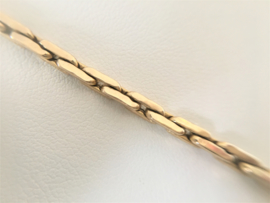 14 K Gouden Schakel Ketting - 45 cm
