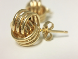 14 K Gouden Oorstekers "Ringen"