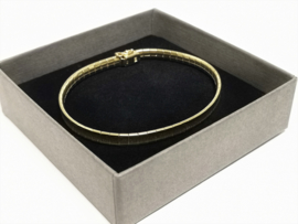 14 K Gouden Omega Armband (gematteerd) - 18,5 cm / 15,05 g