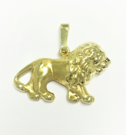 14 K Gouden Hanger - Leeuw