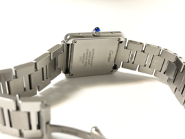 Cartier Tank Solo 3170 Silver Dial - Full Set / Cartier Garantie tot 2027