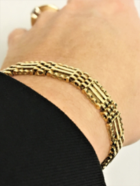 14 K Gouden Schakel Armband - 19 cm / 16,5 g