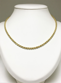 14 K Gouden Koord Collier - 47,5 cm