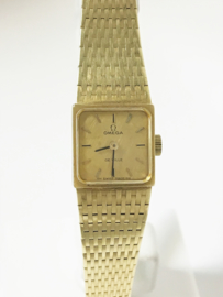 14K Gouden Omega de Ville Dames Horloge 1975 Incl doos/certificaat