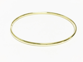 14 K Gouden Slaven Armband - Ovaal (smal)
