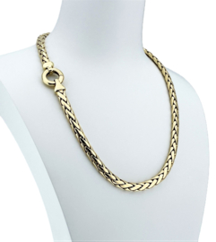 14 Karaat Gouden Vossenstaart Collier - 43 cm / 42,2 g / 6 mm