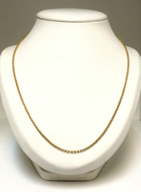 14 K Gouden Jasseron Collier Ketting - 64 cm / 11,3 g