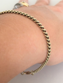 14 K Gouden Gourmet Schakel Armband - 20 cm / 7,9 g