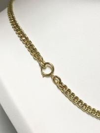 14 K Gouden Gourmet Schakel Collier (hol) - 45 cm / 11 g / 5 mm