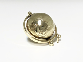 Grote Vintage Bedel 14 K Gouden Aardbol (flexibel) - 2,7 cm