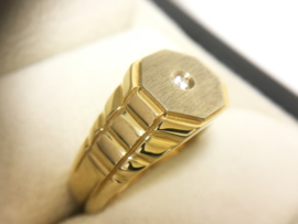 18 K Massief Gouden Heren Rolex Ring - 11,6 g