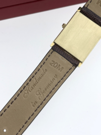 BOUCHARD Geelgouden Heren Polshorloge Dresswatch Jaren '90 Quartz