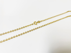 18 Karaat Gouden Anker Collier - 50 cm / 5 g / 2,5 mm