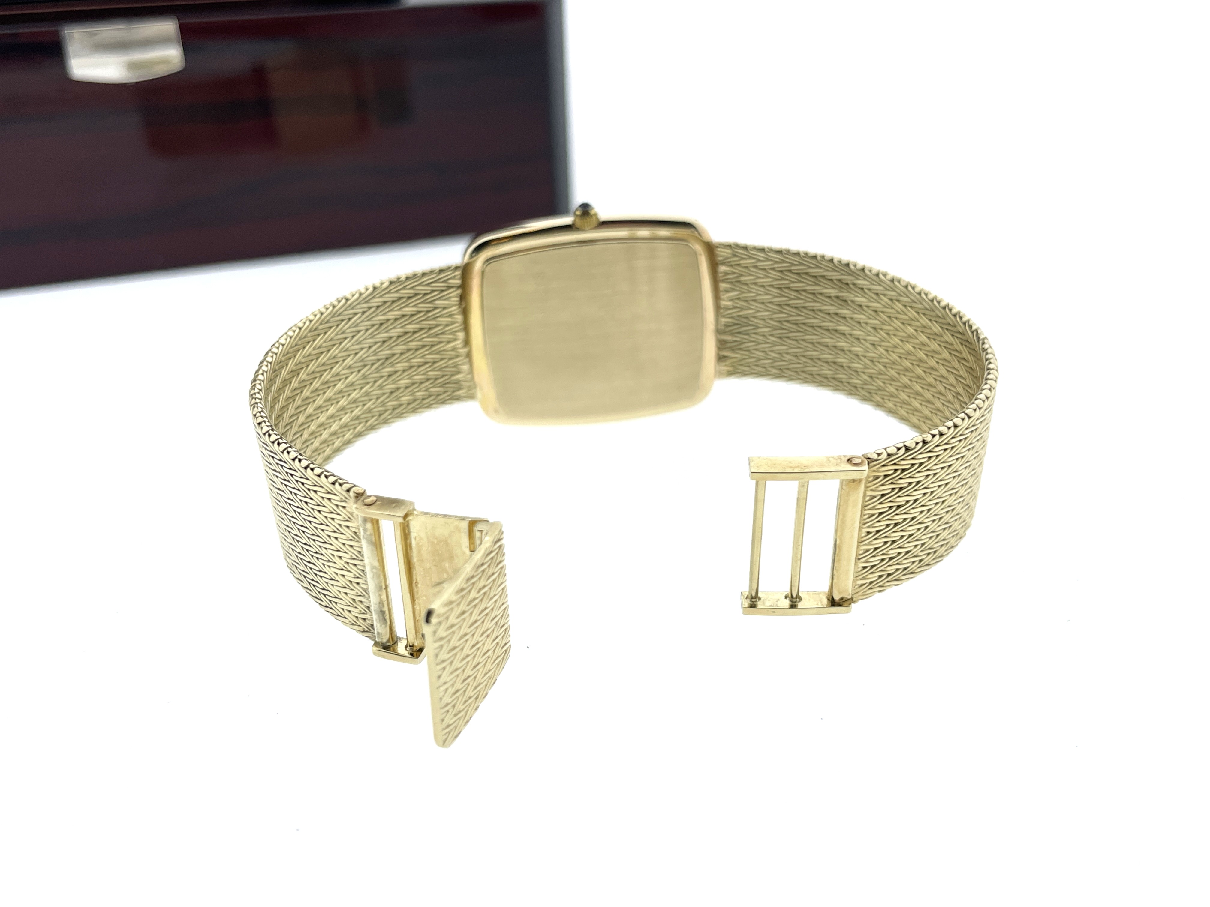 Chamont 14 Karaat Gouden Heren Horloge Quartz Milanese Band Jaren '90
