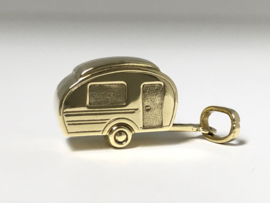 Vintage 14 K Gouden Bedel Caravan / Wagen - 2,3 cm