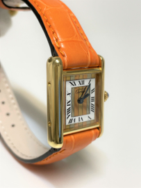 Must de Cartier Tank Quartz Midsize Trinity Roman Dial 1613 - Full Set