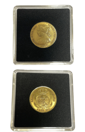 Gouden Munt Spanje Isabel II (1833-1868) - 100 Reales 1857 / Sevilla