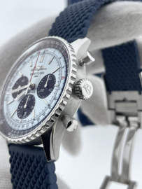 Breitling Navitimer B01 Chronograph 43 mm Steel Blue - Full Set / Reference AB0138