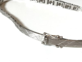 14 K Witgouden Armband 0.50 crt Briljantgeslepen Diamant H / VVSl