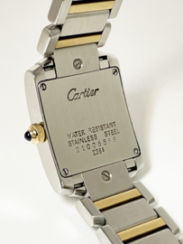 Cartier Tank Francaise Staal / Goud  Model 2384 Quartz - Full Set