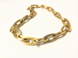NANIS 18 K Gouden Anker Collier Gesatineerd - 50 cm / 48,33 g / 1,5 cm