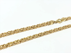 14 K Gouden Koningsketting Byzantijns - 56,5 cm / 18,29 / 3,3 mm