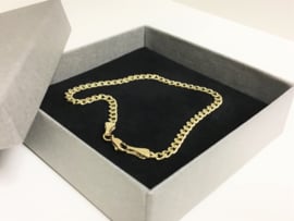 14 K Gouden Gourmet Schakel Armband - 20 cm