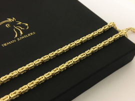 14 K Gouden Koningsketting Byzantijns 61 cm / 64,98 g