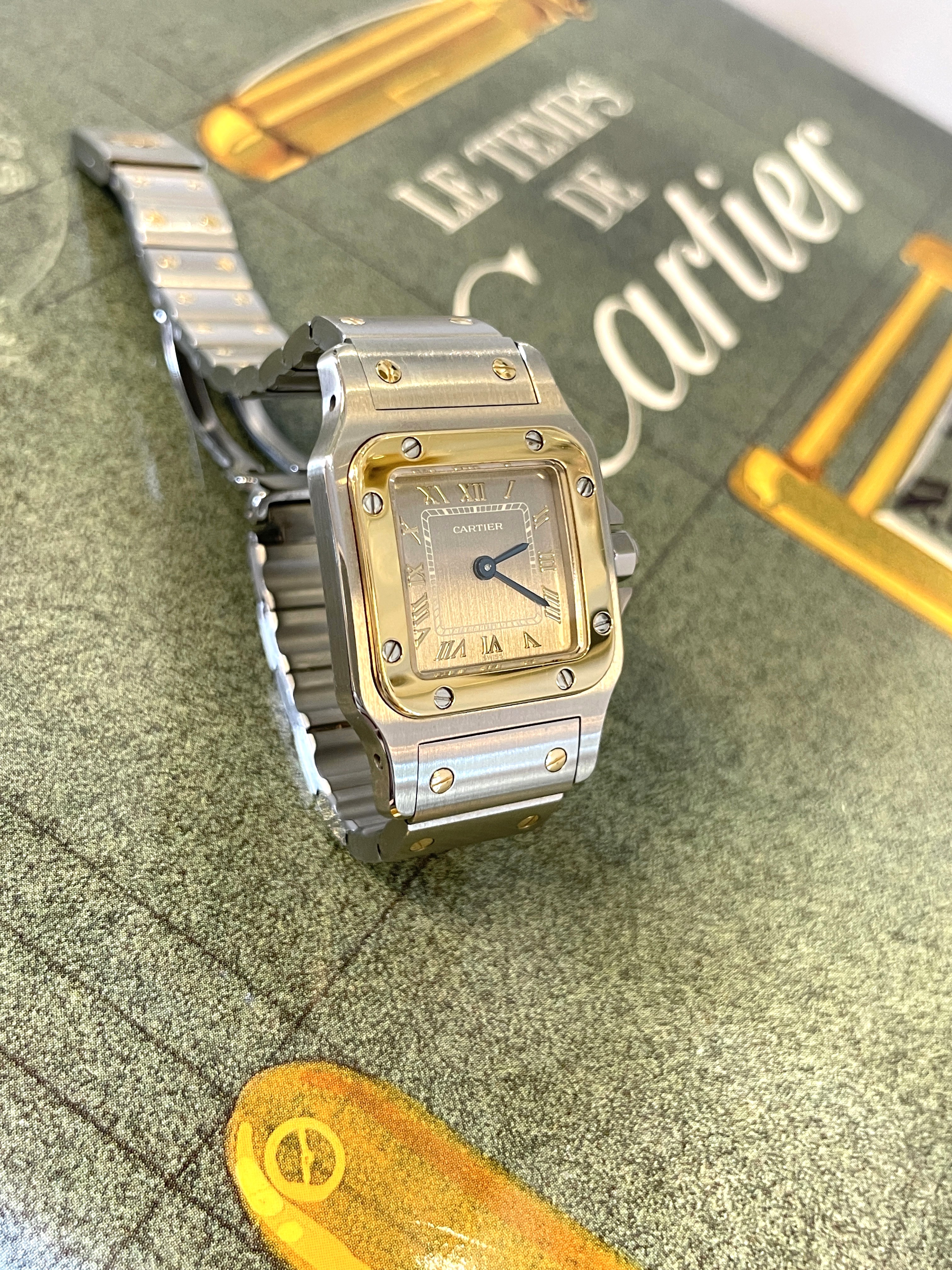 Santos de Cartier Galbee Lady Ref. 1057930 Staal/Goud - Incl. Garantie