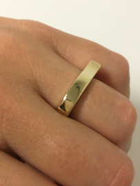 14 K Gouden Fantasie Slag Ring