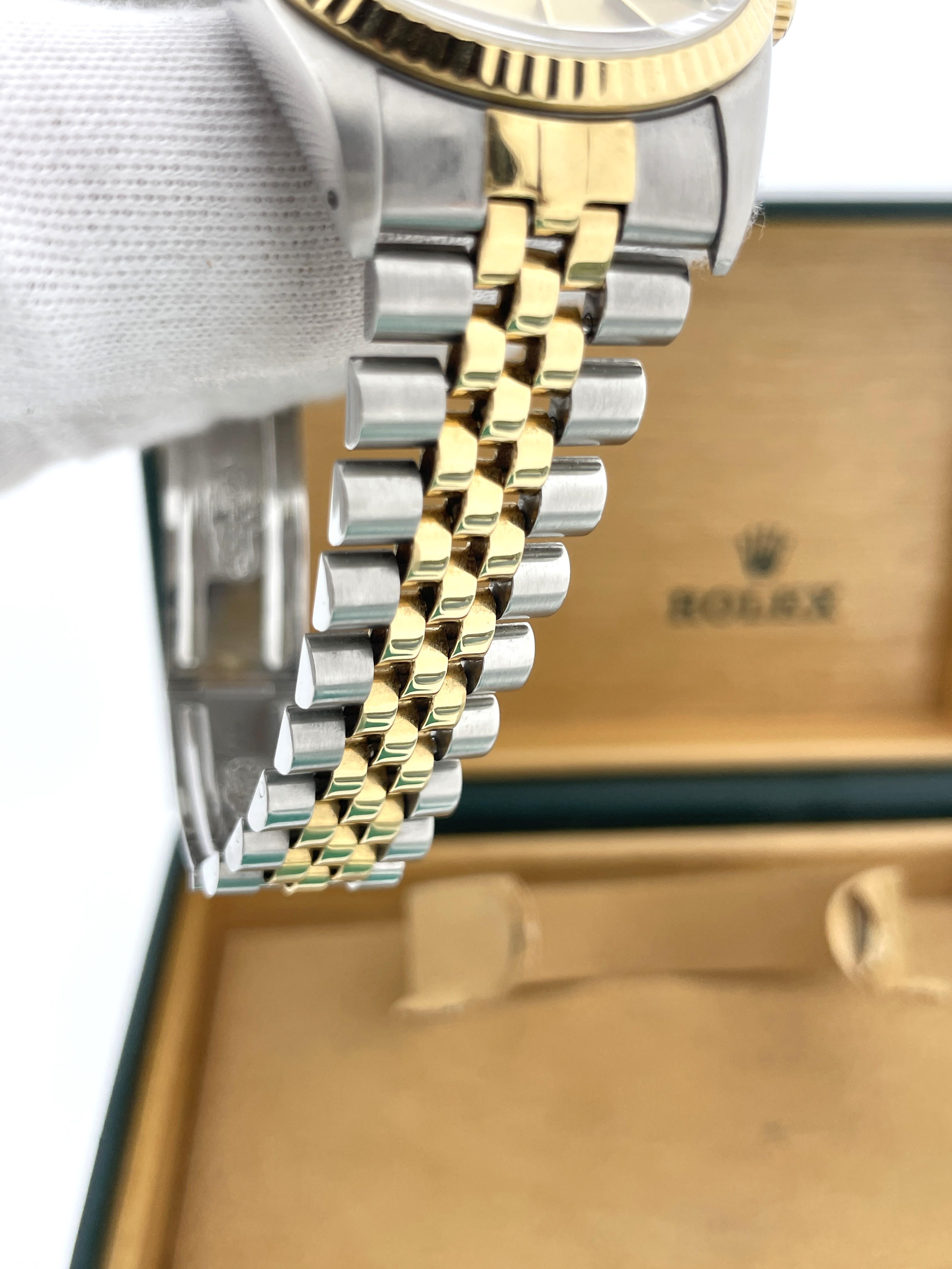 Rolex Datejust 16233 Goud/Staal 36 mm Heren Polshorloge - 1991 / Set