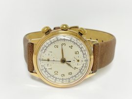 Pierce Watch Company 18 K Antiek Gouden Horloge Chronograaf - 1948