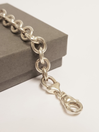 Zilveren Anker Schakel Armband - 20 cm / 18,5 g