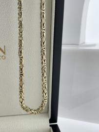 14 Karaat Gouden Koningsketting Byzantijns - 65 cm / 4.5 mm / 35.4 g