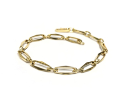 14 K Gouden Closed Forever Schakel Armband - 21 cm / 12,06 g