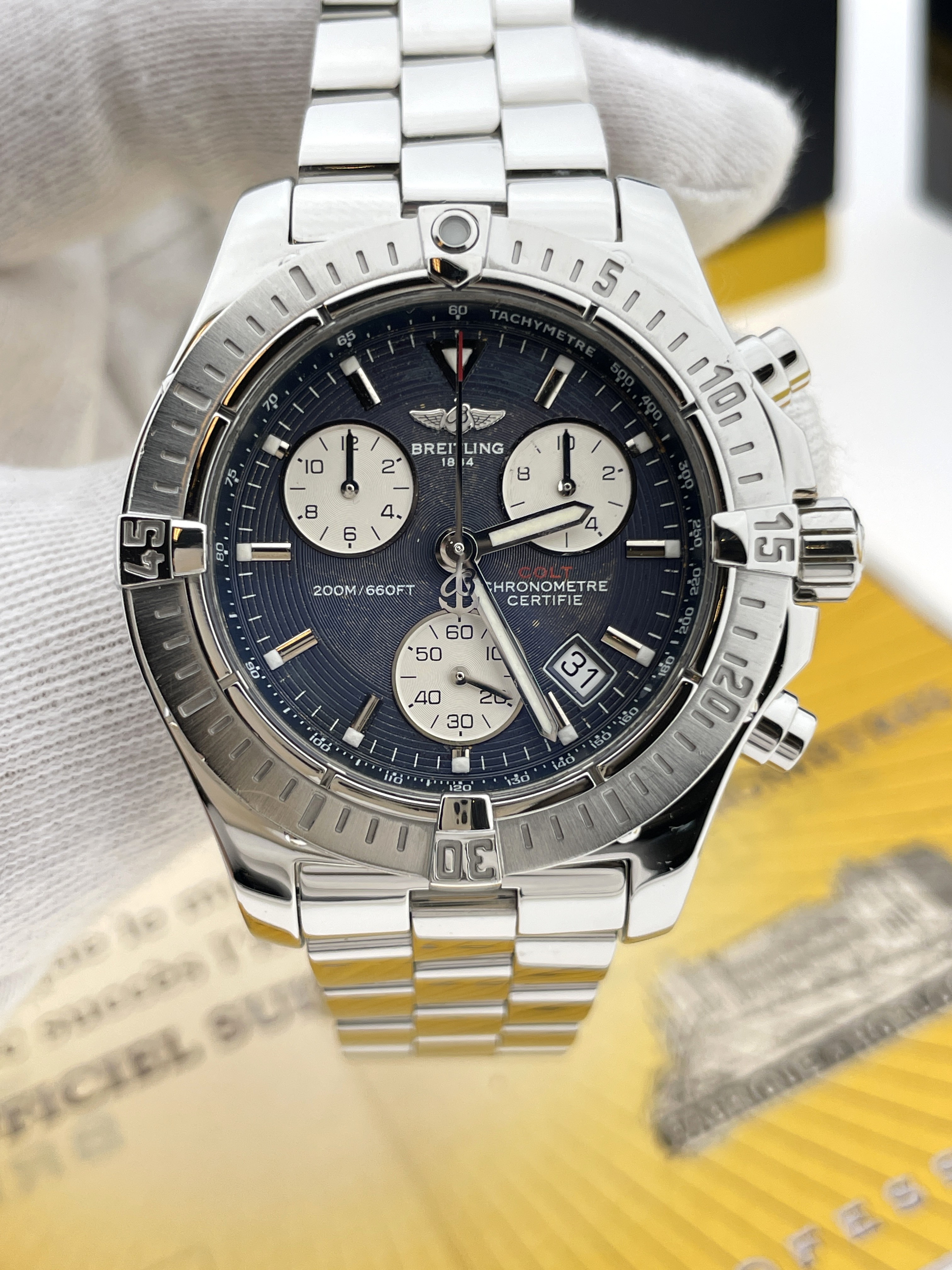 BREITLING Colt Chronometre Quartz  A73380 41 mm - Full Set
