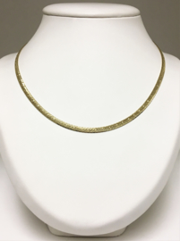 14 K Gouden Gourmet Collier (gewalst) - 47 cm / 14,25 g