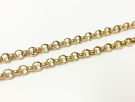 14 K Antiek Gouden Jasseron Collier - 70 cm / 11,55 g