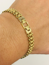 18 K Bicolor Gouden Rolex Schakel Armband - 21,5 cm / 26,5 g | Armbanden  Verkocht | TIEMAN JUWELIERS - Goud verkopen Enschede Almelo Hengelo  Overijssel