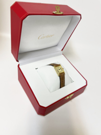 Must de Cartier Tank Midsize Quartz Ivory Roman Dial - Taupe