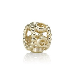 PANDORA 750456 Gold Ring of Roses Gouden Bedel (Retired)