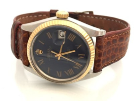 ROLEX OYSTER PERPETUAL DATE STAAL  GOUD - HEREN POLSHORLOGE