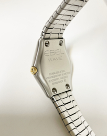 Ebel Classic Wave Mother Of Pearl Diamond Dial Goud / Staal - Full Set