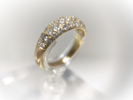 Le Chic 18 K Gouden Bandring 0.70 crt Briljantgeslepen Diamant TW VVS