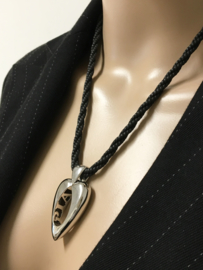 PIAGET - 18 K Witgouden Hanger / Koord Ketting - ca 70 cm