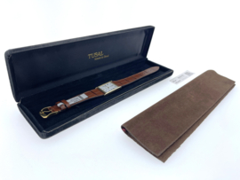 TUSAL 14 K Geelgouden Heren Polshorloge Dresswatch Jaren '90 Quartz