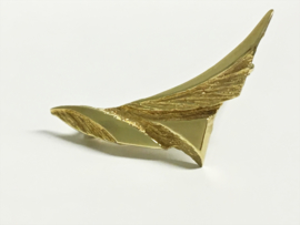 Handvervaardigd 14 K Gouden Broche - Fins Design (Stijl Lapponia)